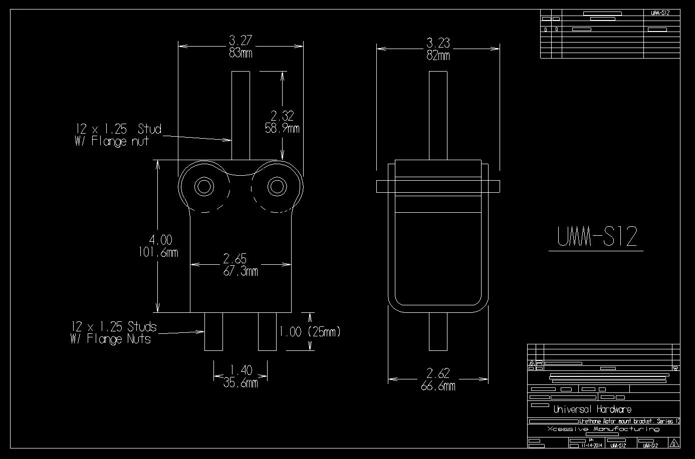 GS300/IS300 Urethane Motor Mount -- Series 12 - Image 3