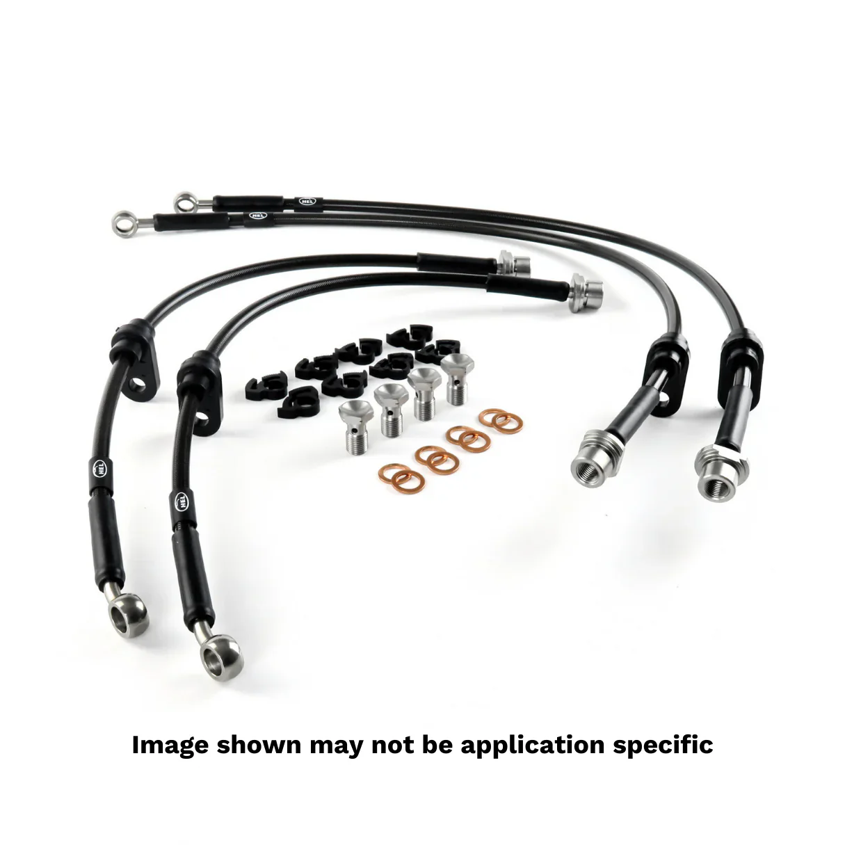 HEL Performance Brake Lines for Ford Mustang 6th Gen All Engines 2015-, Stainless Steel Braided - Image 2