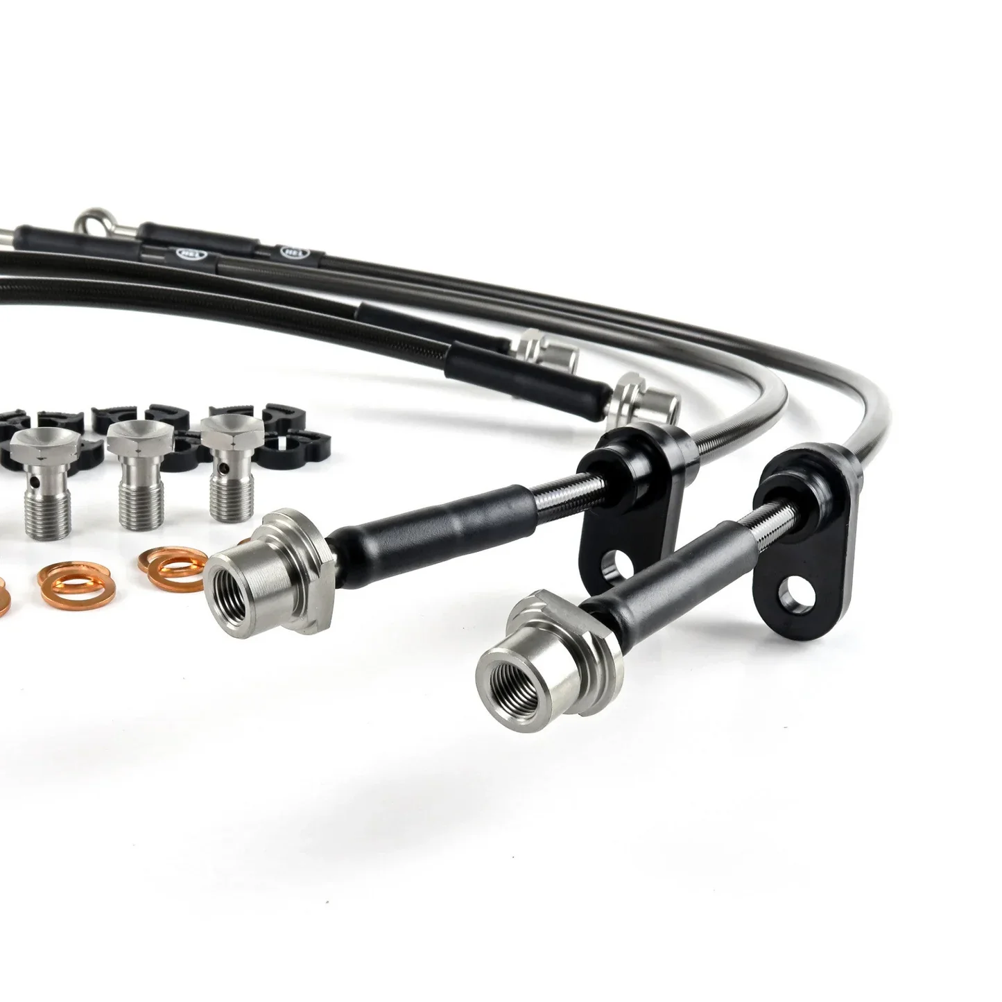 HEL Performance Brake Lines for Nissan Skyline R35 3.8 GT-R 2007-, Stainless Steel Braided - Image 5
