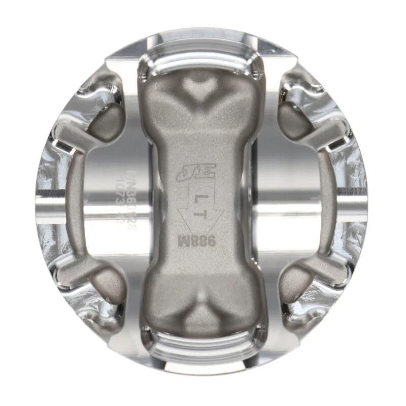 JE Pistons 2017+ Ford EcoBoost 3.5L V6 93.00mm Bore -9.70cc Dish FSR Piston - Set of 6 - Image 2