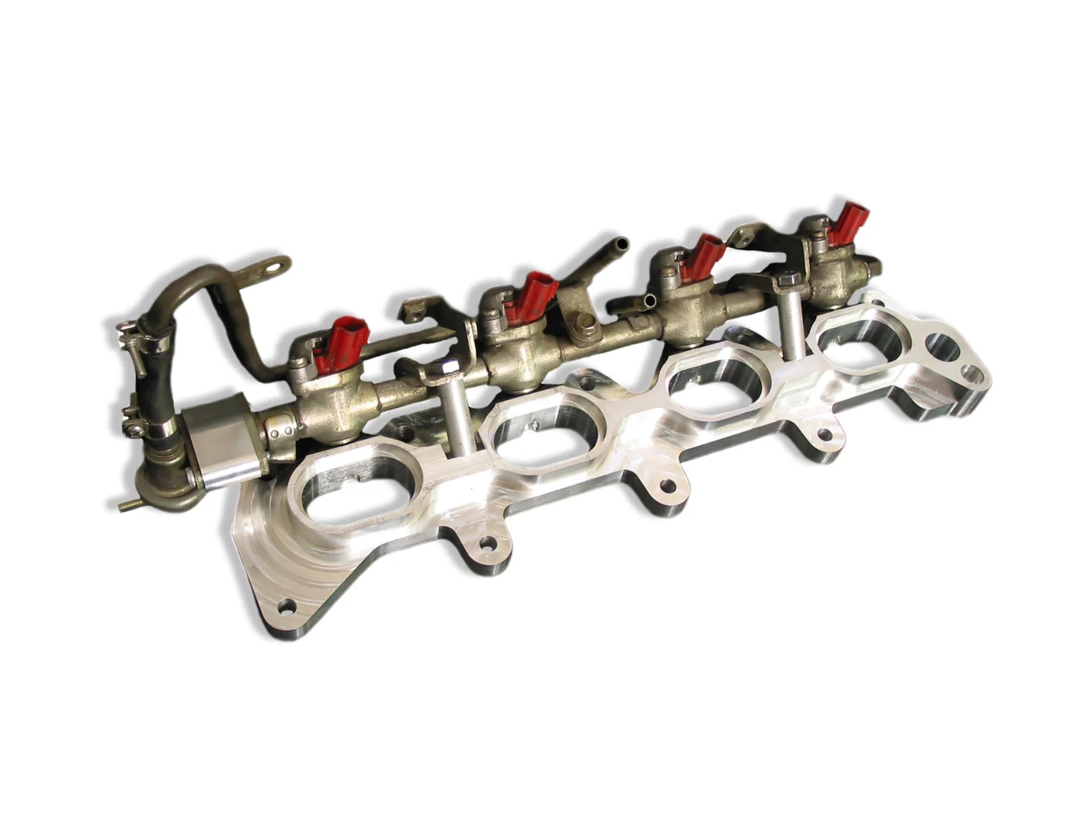 KA Side feed fuel rail adapter kit for use with Xcessive Billet KA intake flange - Image 3