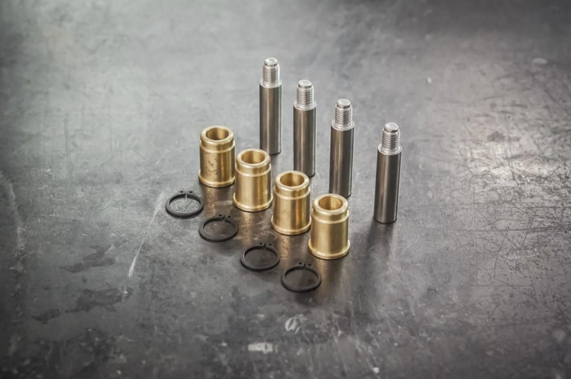 Garagistic - Mercedes Brass Brake Caliper Guide Bushing Kit - (ATE Calipers, PN A0004200076) - Image 4