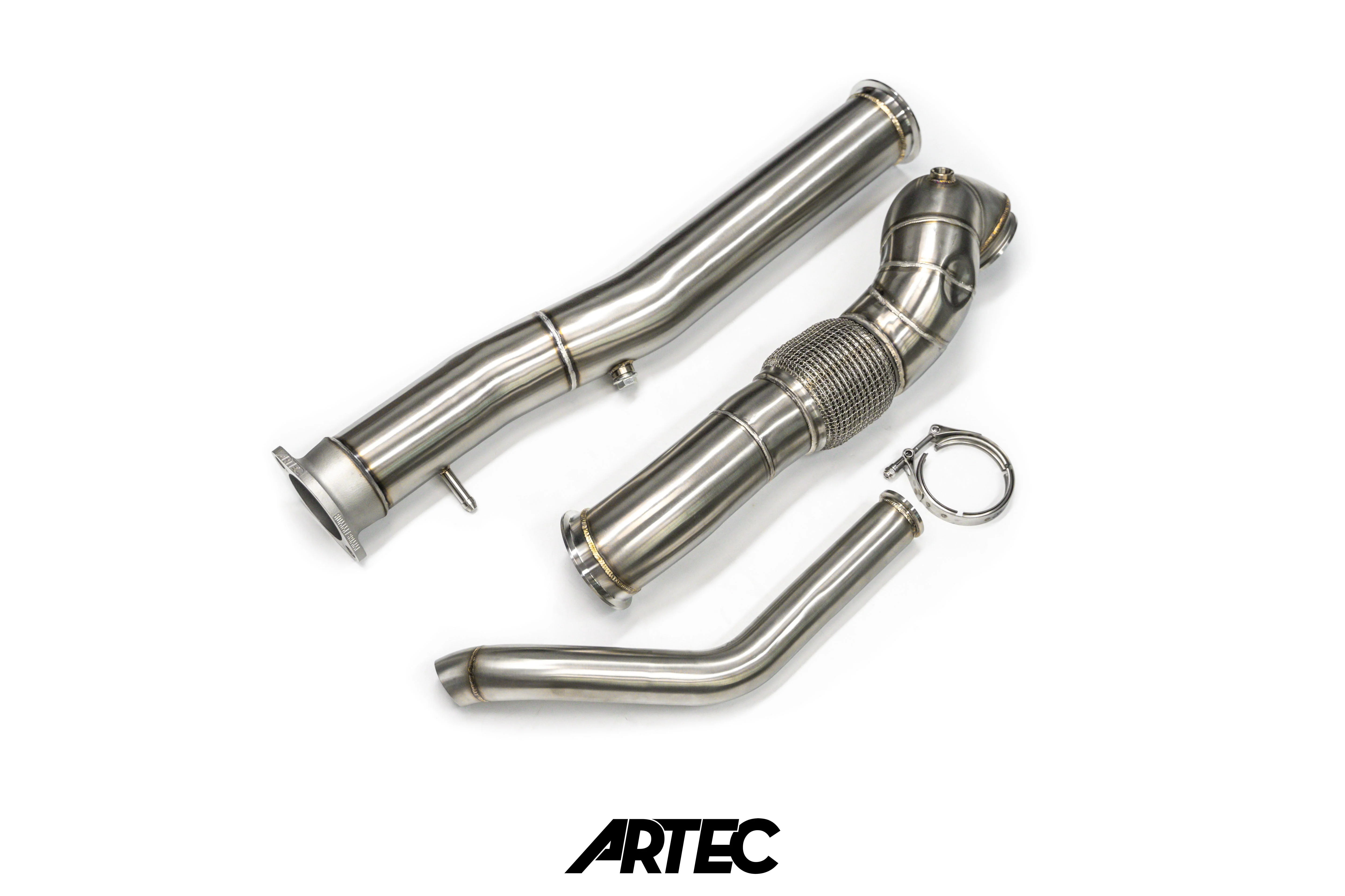 ARTEC - Mitsubishi Evo X 4B11T 3.5" V-Band Downpipe - Image 5