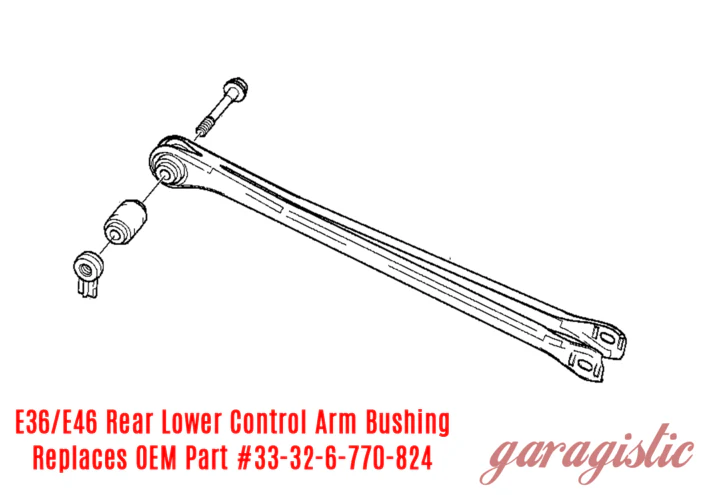 Garagistic - Monoball Lower Spherical Rear Control Arm Bushing Set - 328, M3, 325 - 33326770824/33321092248/33321138383 - Image 2