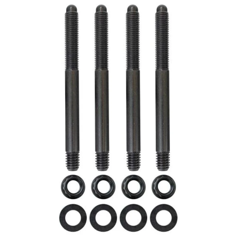 Moroso 5/16in-24 x 3.5in Long 12-Point Nuts Carburetor Stud Kit