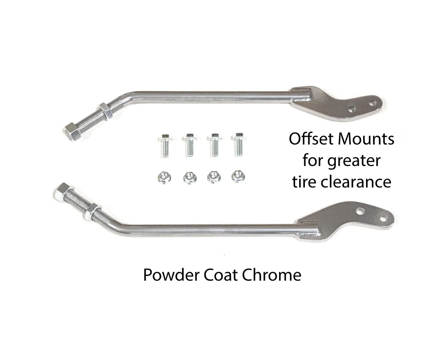 MX83 Front Lower Control Arms - Chrome - Image 2