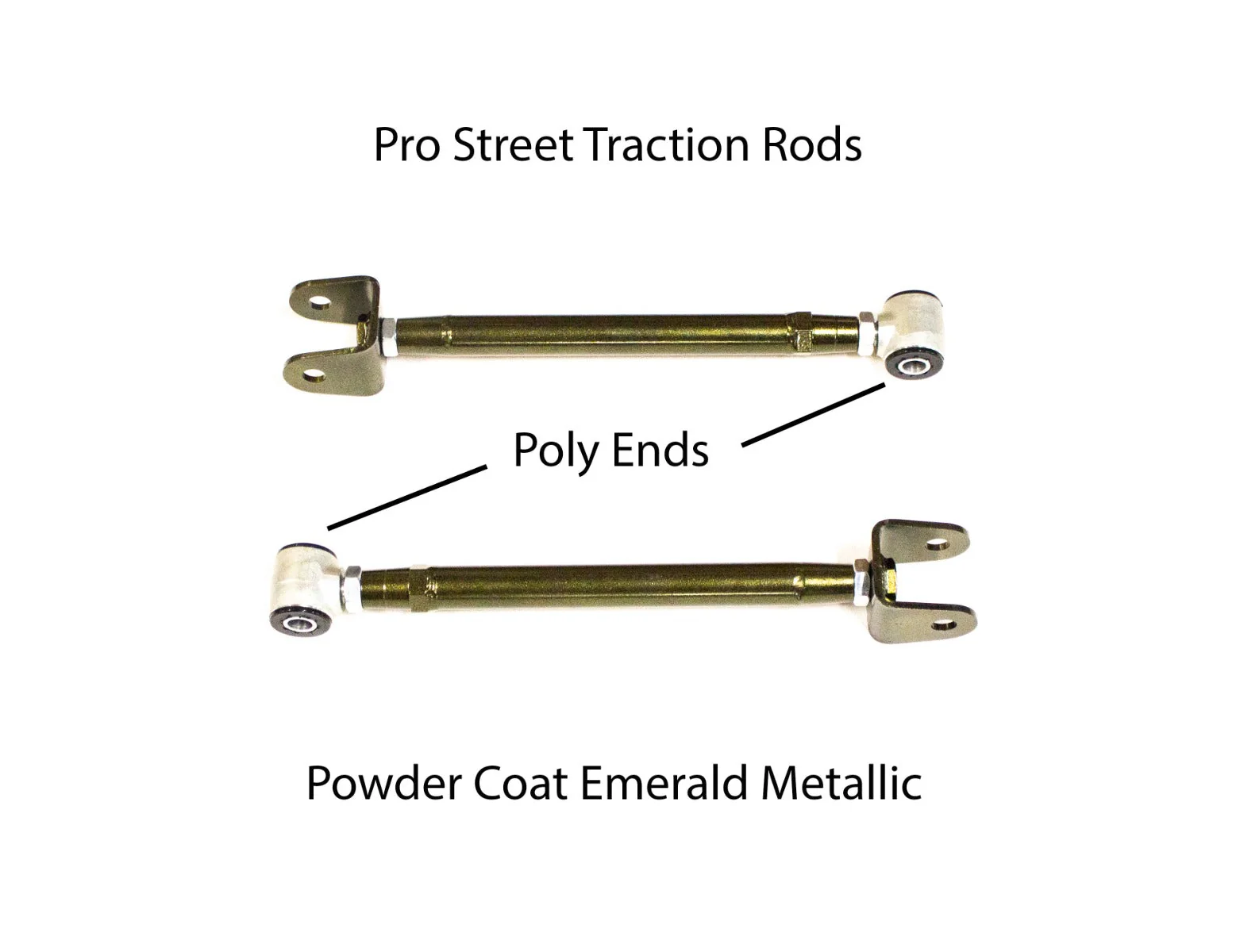 MX83 Traction Rods - Pro Street - Emerald