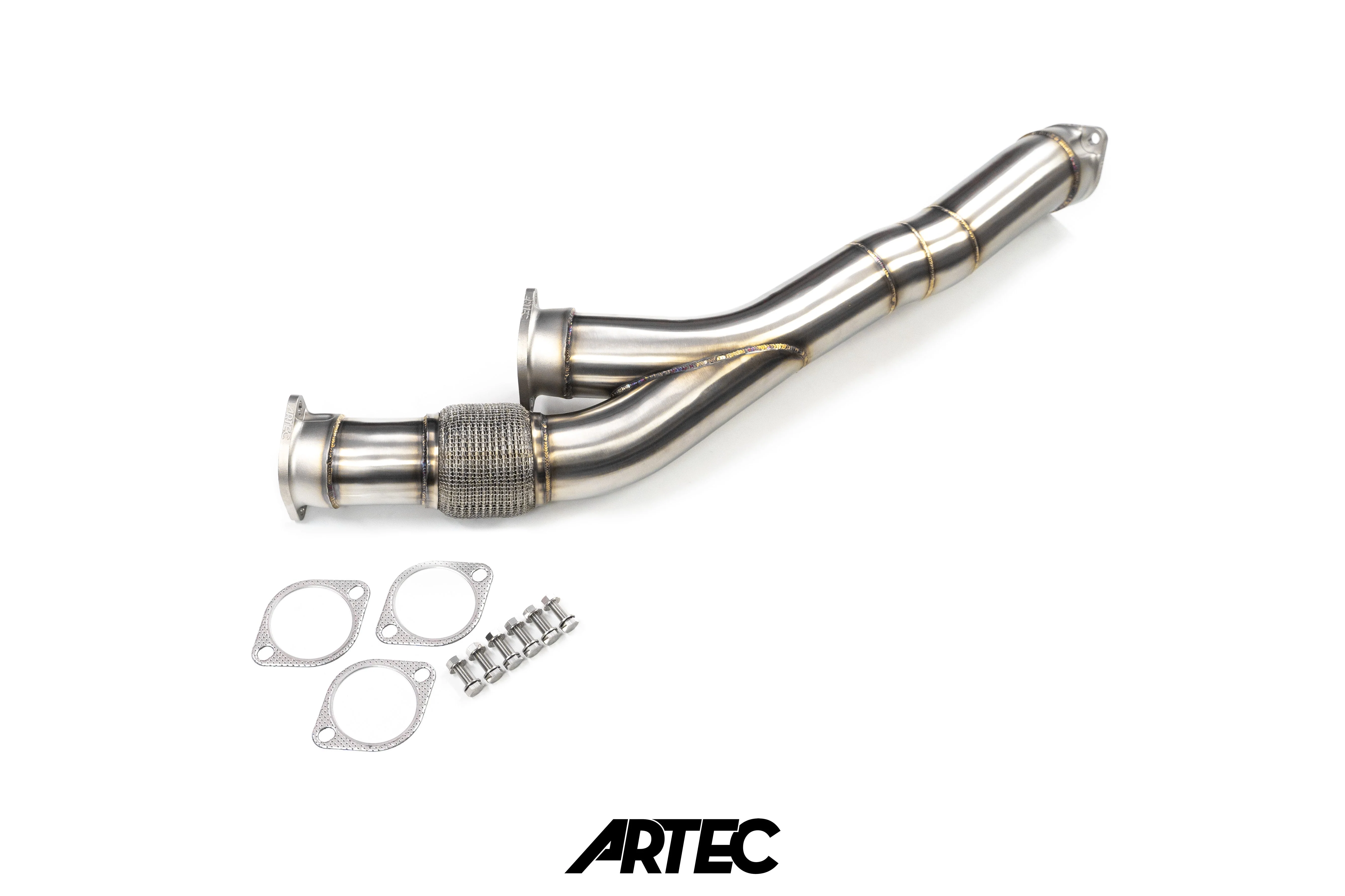 ARTEC - Nissan RB26 Twin 3.5" Stock Frame Front Pipe - Image 13
