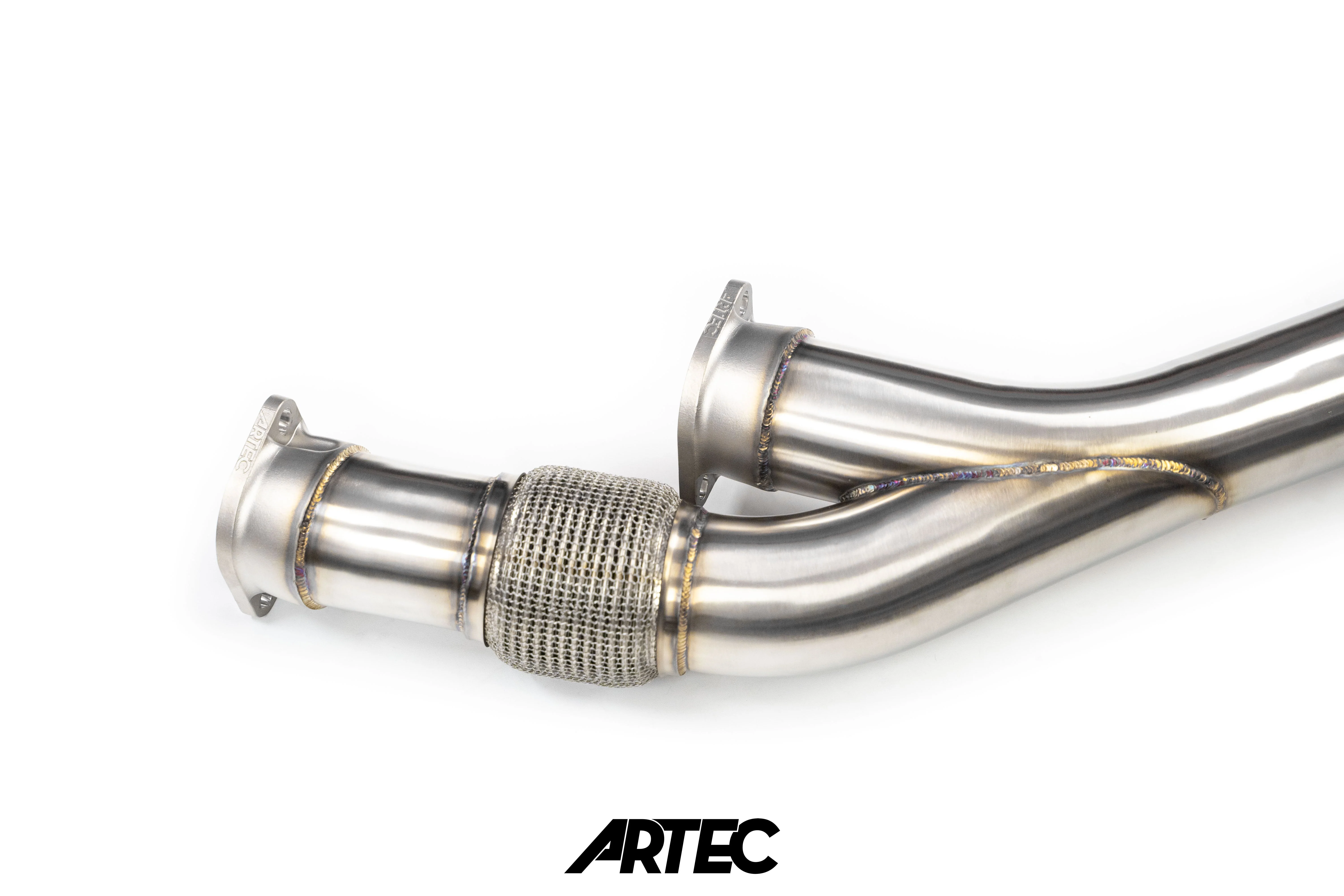 ARTEC - Nissan RB26 Twin 3.5" Stock Frame Front Pipe - Image 4