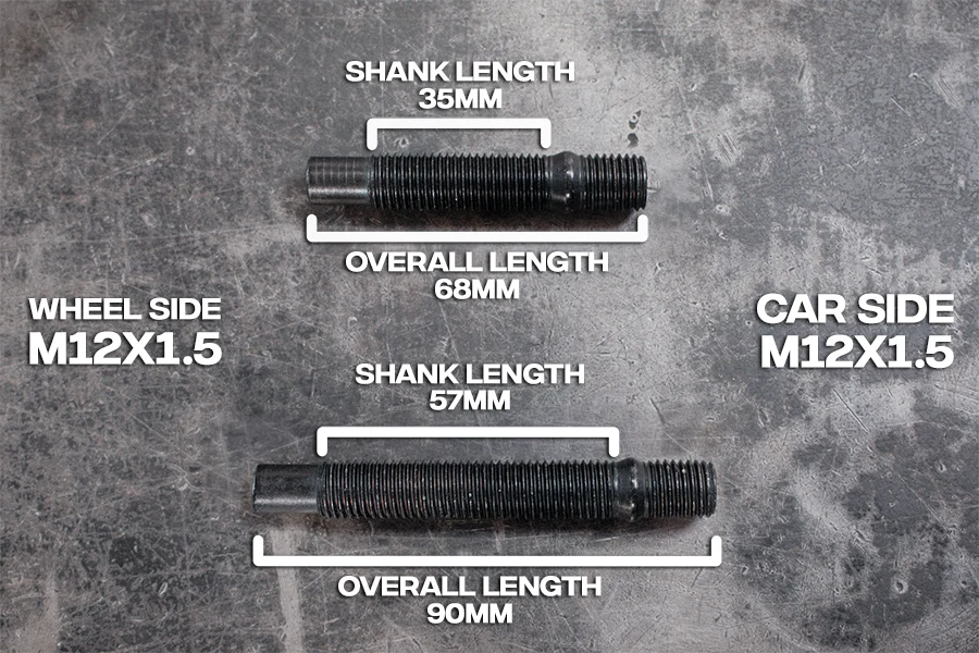Garagistic - Single Replacement BMW / Mercedes / Supra Wheel Studs - M12x1.5 and M14x1.25 - Image 2