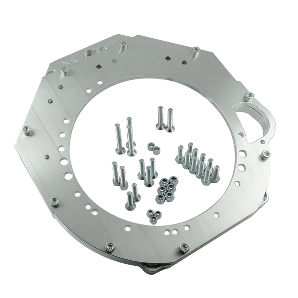 PMC Motorsport - Adapter Kit GM Chevrolet V8 LS 6-bolts - BMW E46 S54 M3 GETRAG 420 6-speed - 184mm / 7.25" (S) - Image 2