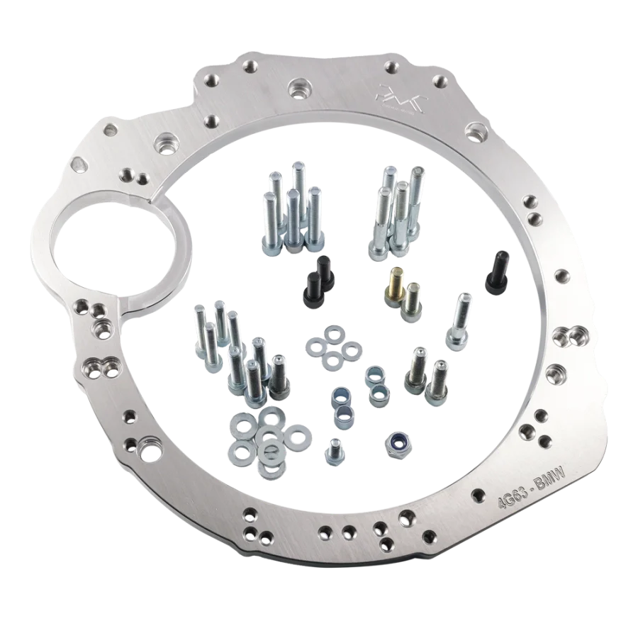 PMC Motorsport - Adapter kit Mitsubishi 4G63 - manual 6-speed BMW M57n GS6-53DZ HGU HGK - 240mm / 9.45" - Image 2