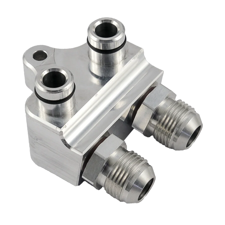PMC Motorsport - Oil Cooler Adapter for ZF 8HP BMW N57 B58 Transmission + M18x1.5 - AN10 Adapters - Image 3