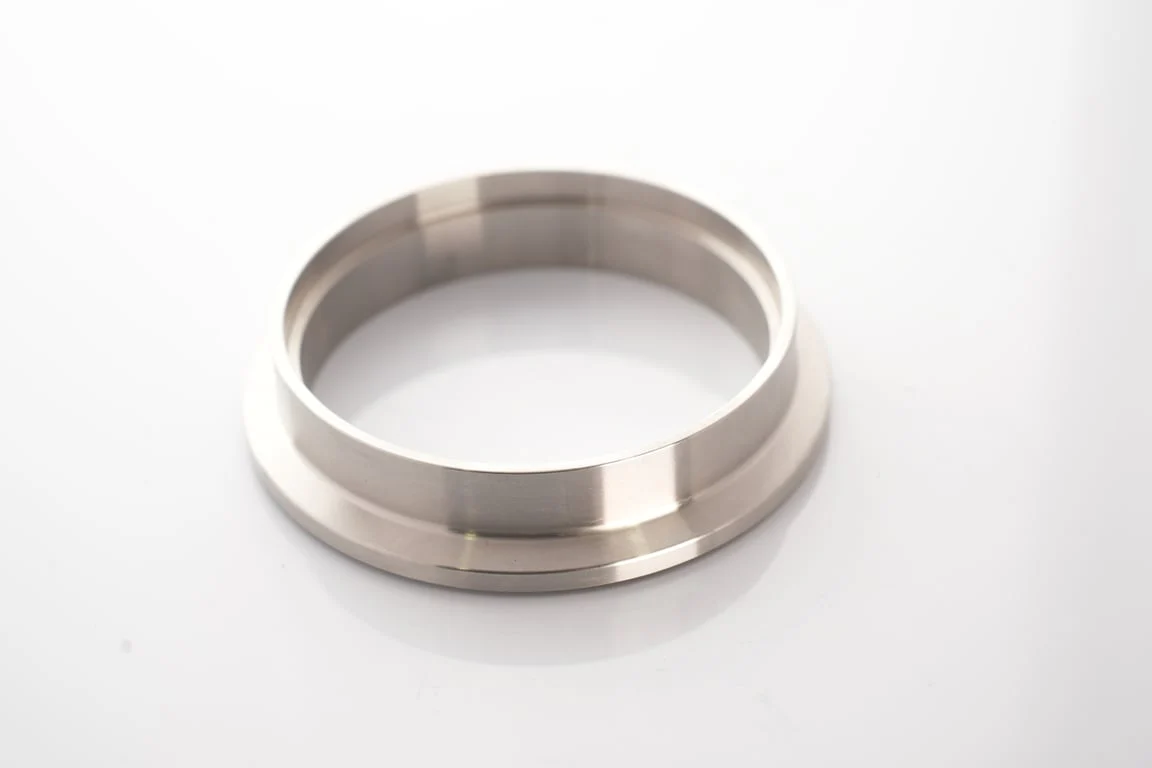 Precision Turbo - T3 SIZED 3-5/8" V-BAND T/HSG. DISCHARGE FLANGE TO 3" TUBE SS