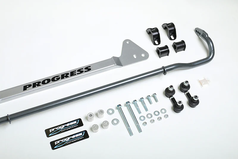 Progress Tech 92-95 Honda Civic Rear Sway Bar (22mm - Adjustable) Incl Bar Brace and Adj End Links - Image 5