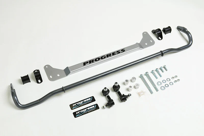 Progress Tech 96-00 Honda Civic Rear Sway Bar (22mm - Adjustable) Incl Bar Brace and Adj End Links - Image 2