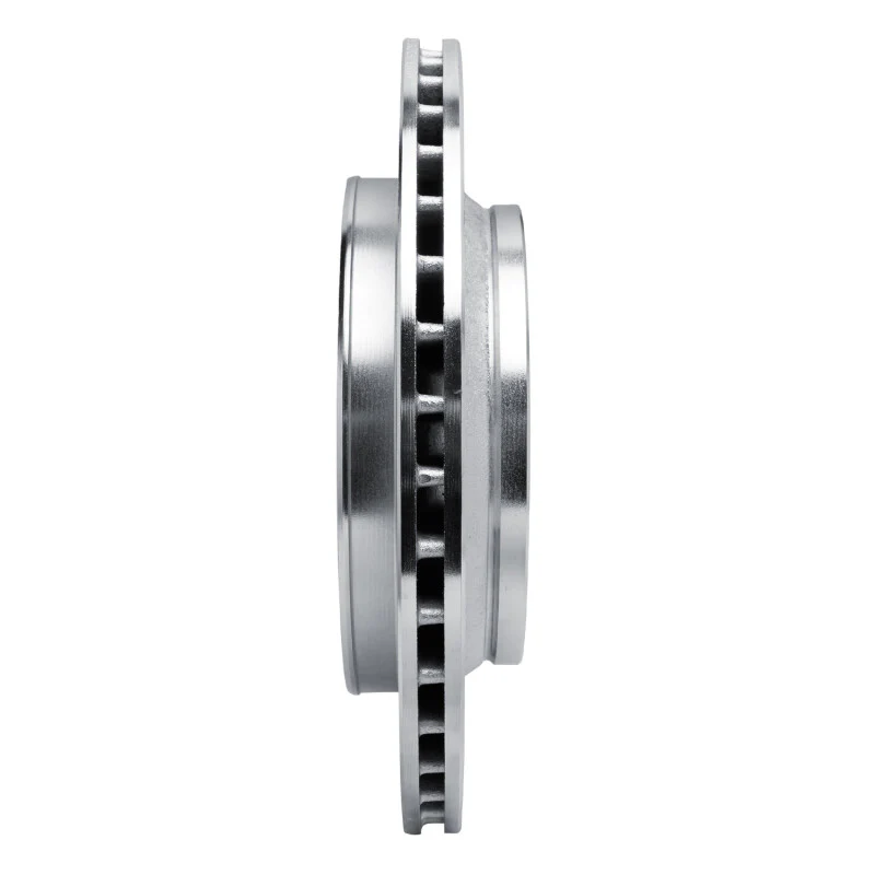R1 00-00 Volvo V70 Rear Right Drilled & Slotted Silver Brake Rotor - Image 3