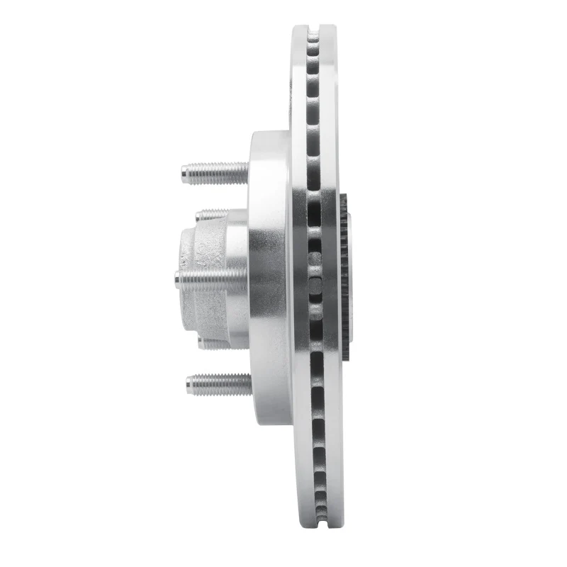 R1 00-04 Ford F-150 RWD Front Right Drilled & Slotted Silver Brake Rotor - Image 2