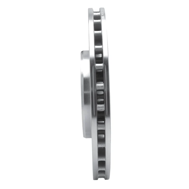 R1 00-06 Jaguar XJR Front Left Drilled & Slotted Silver Brake Rotor - Image 3