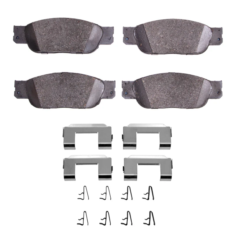 R1 00-06 Lincoln Ls Front Euro Ceramic Brake Pads and Hardware Kit