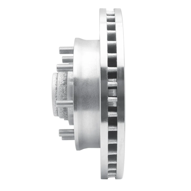 R1 01-02 Chevrolet Express 3500 Front Right Drilled & Slotted Silver Brake Rotor - Image 5