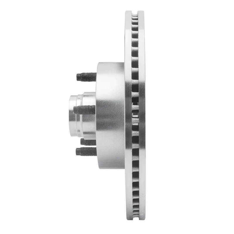 R1 01-05 Ford Explorer Sport Front Right Drilled & Slotted Silver Brake Rotor - Image 2