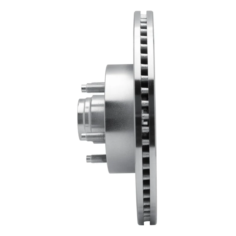 R1 01-05 Ford Explorer Sport Trac Front Left Drilled & Slotted Silver Brake Rotor - Image 4