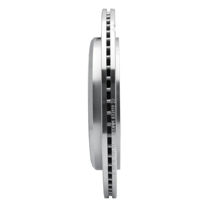 R1 02-06 Ford Expedition Rear Left Drilled & Slotted Silver Brake Rotor - Image 5