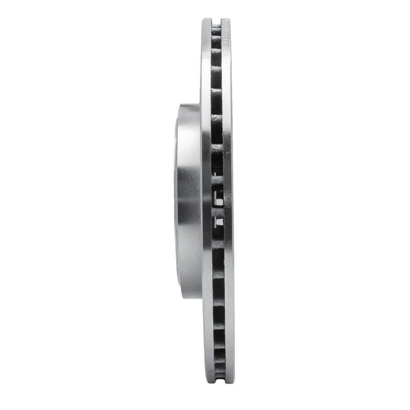 R1 02-06 Mini Cooper (Excl Clubman) Front Left Drilled & Slotted Silver Brake Rotor - Image 4