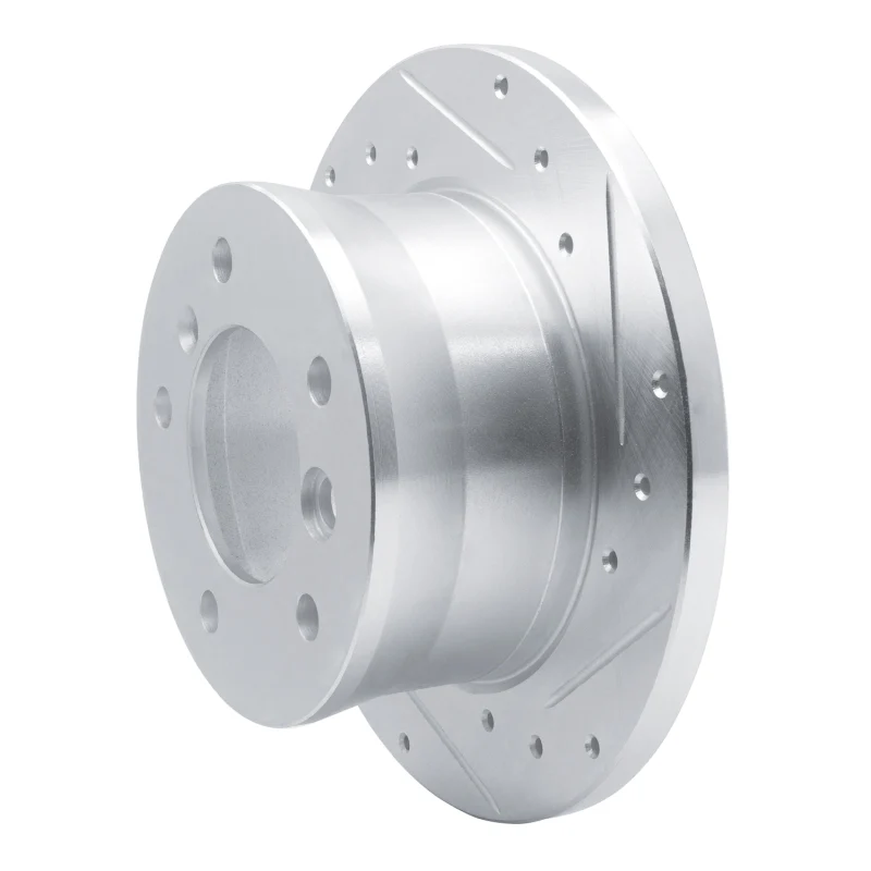 R1 02-18 Dodge Sprinter 3500 Rear Right Drilled & Slotted Silver Brake Rotor - Image 2