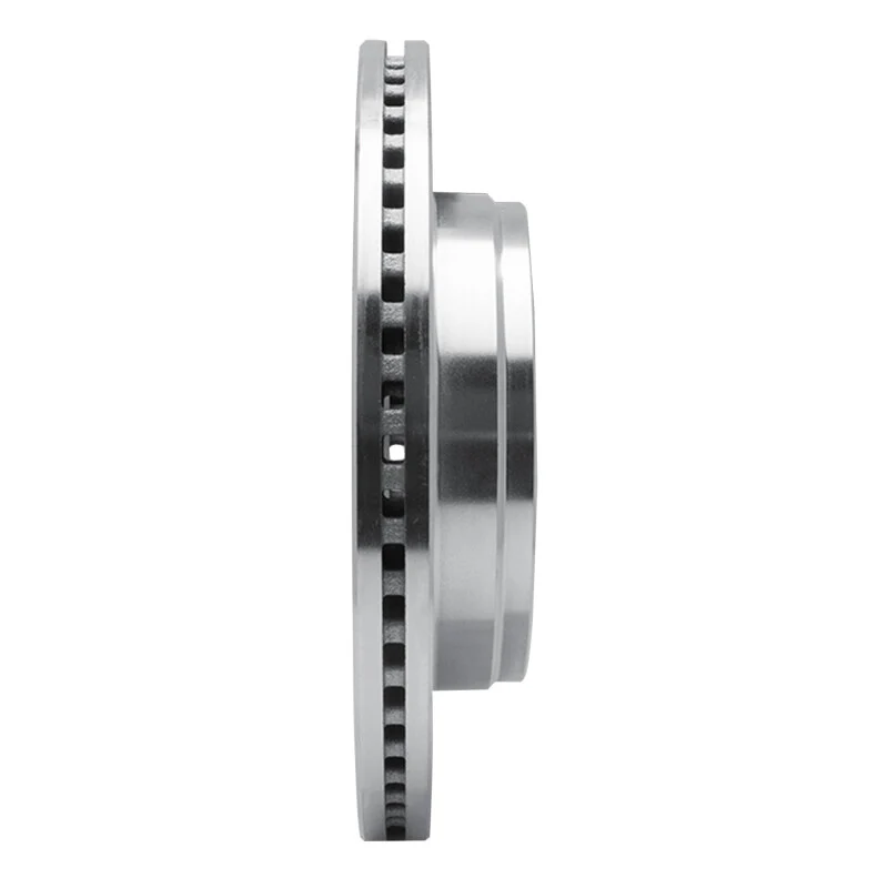 R1 02-24 Chrysler ASPEN Front Right Drilled & Slotted Silver Brake Rotor - Image 4