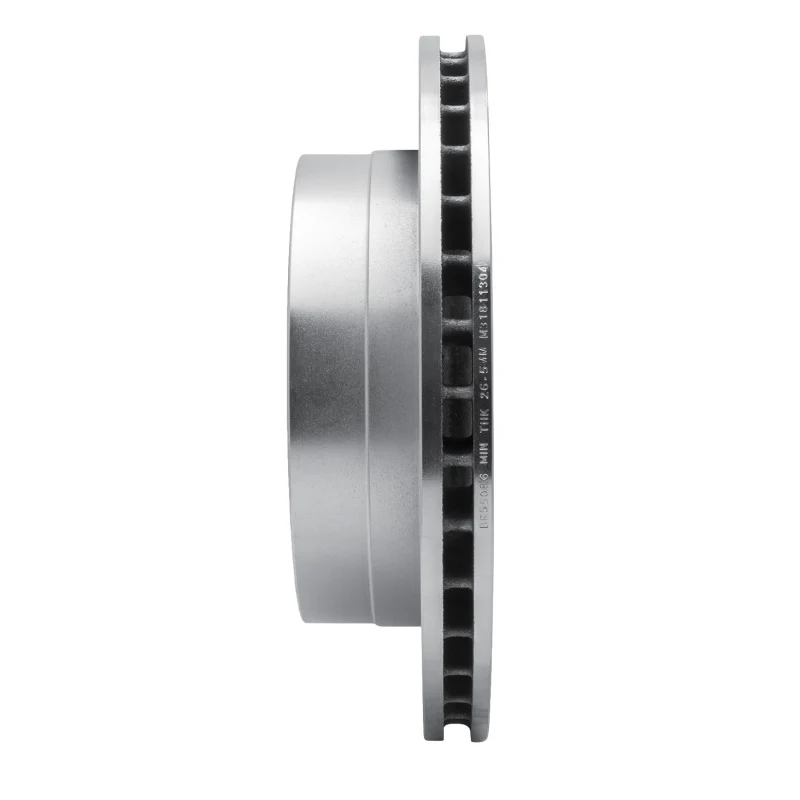 R1 03-05 Chevrolet Silverado 1500 Rear Left Drilled & Slotted Silver Brake Rotor - Image 4