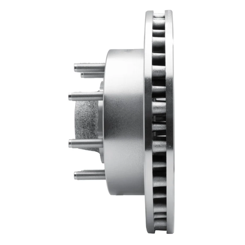 R1 03-05 Ford F-250 2WD (Super Duty) Front Left Drilled & Slotted Silver Brake Rotor - Image 2