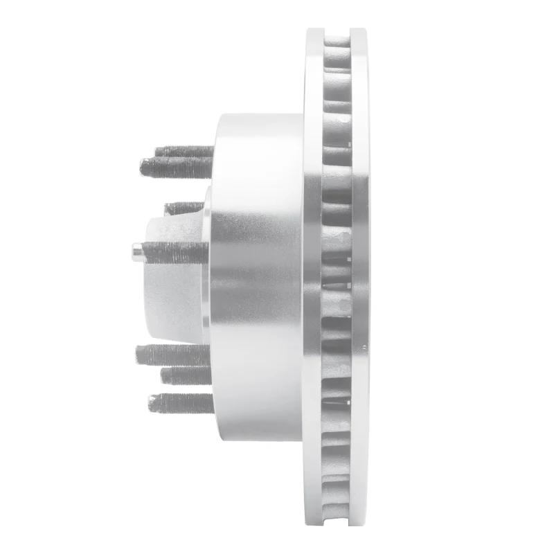 R1 03-05 Ford F-250 2WD (Super Duty) Front Right Drilled & Slotted Silver Brake Rotor - Image 3