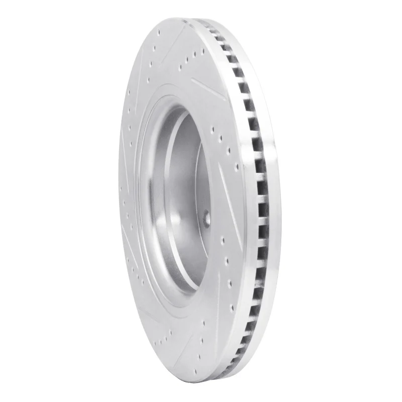 R1 04-06 Dodge Ram 1500 Pickup Front Right Drilled & Slotted Silver Brake Rotor - Image 5
