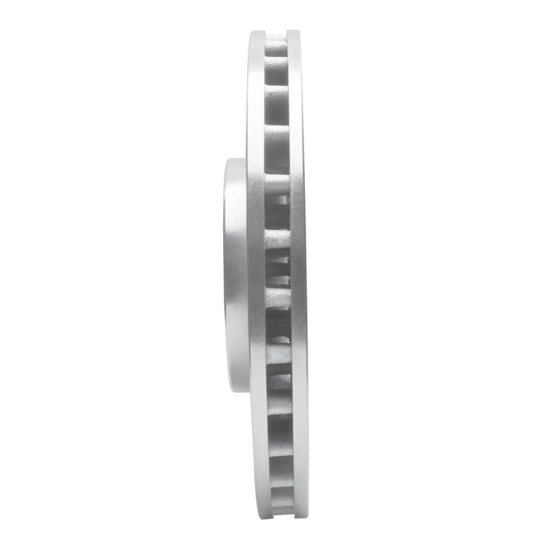 R1 04-07 Volvo V70 Front Left Drilled & Slotted Silver Brake Rotor - Image 3