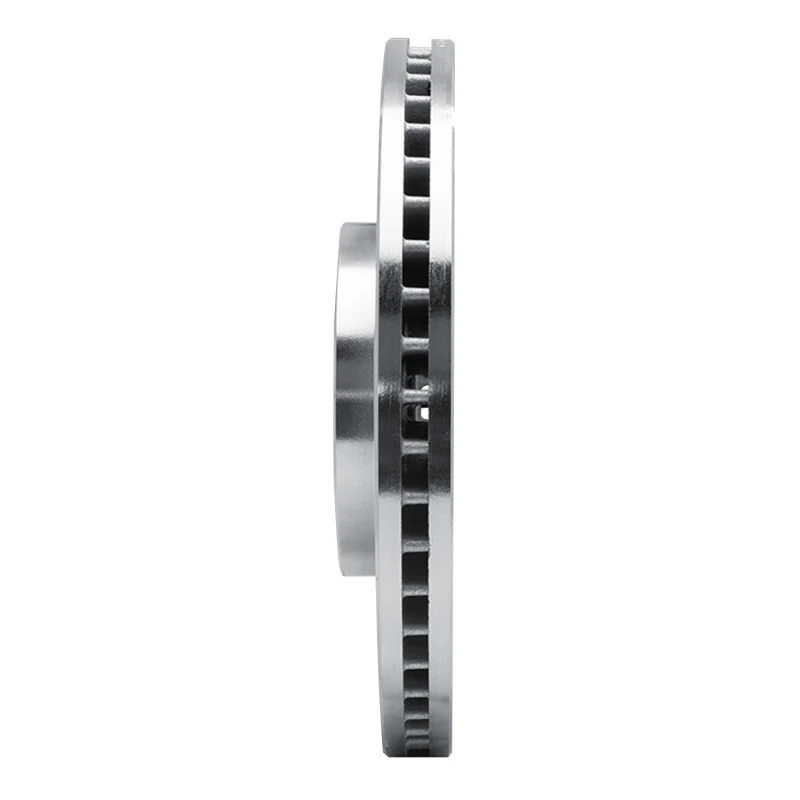 R1 04-11 Hyundai AZERA Front Left Drilled & Slotted Silver Brake Rotor - Image 4