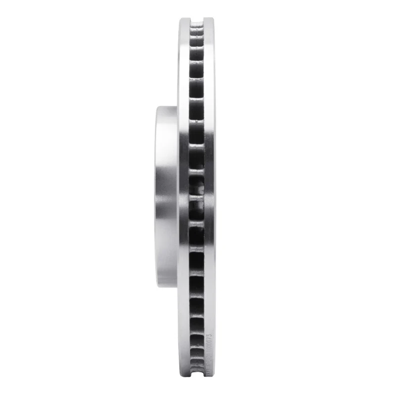 R1 05-24 Hyundai TUCSON Front Right Drilled & Slotted Silver Brake Rotor - Image 2