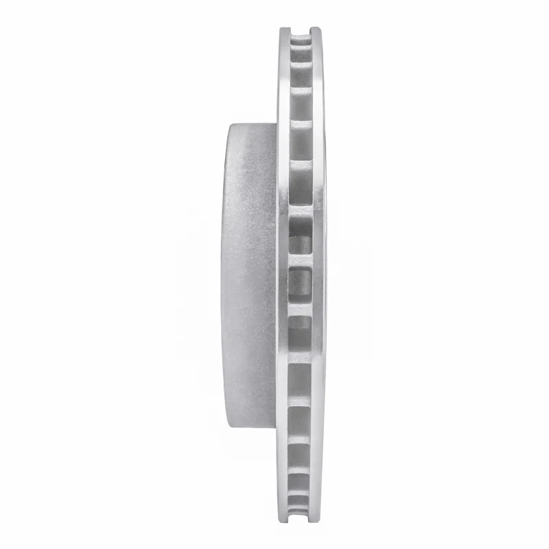 R1 06-10 Jeep Grand Cherokee Rear Right Drilled & Slotted Silver Brake Rotor - Image 3
