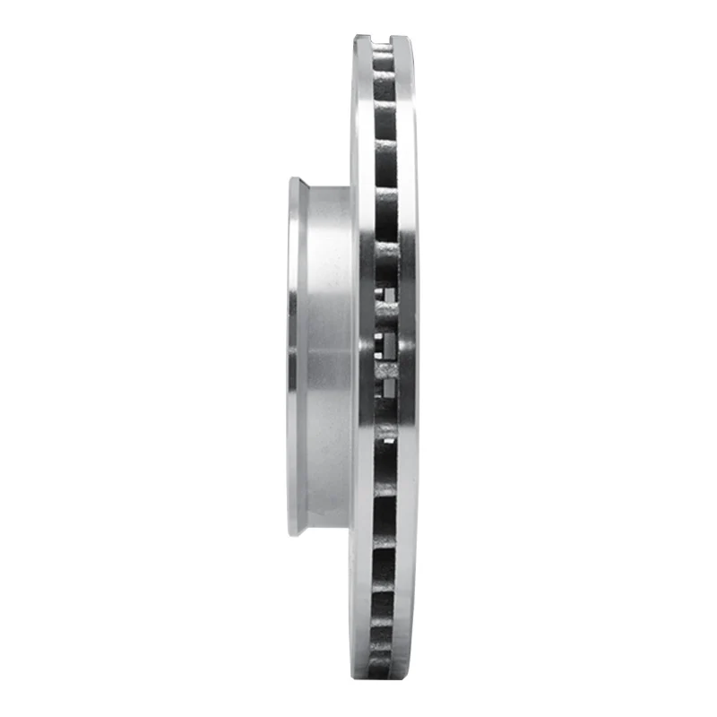 R1 06-12 Dodge Attitude (Mexico) Front Left Drilled & Slotted Silver Brake Rotor - Image 4