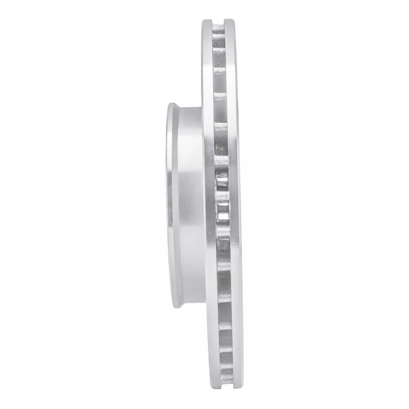 R1 06-12 Dodge Attitude (Mexico) Front Right Drilled & Slotted Silver Brake Rotor - Image 2