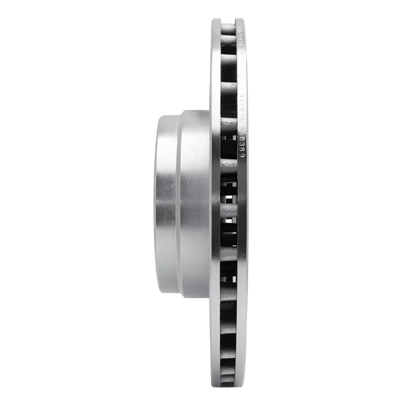 R1 06-12 Land Rover Range Rover Front Left Drilled & Slotted Silver Brake Rotor - Image 3
