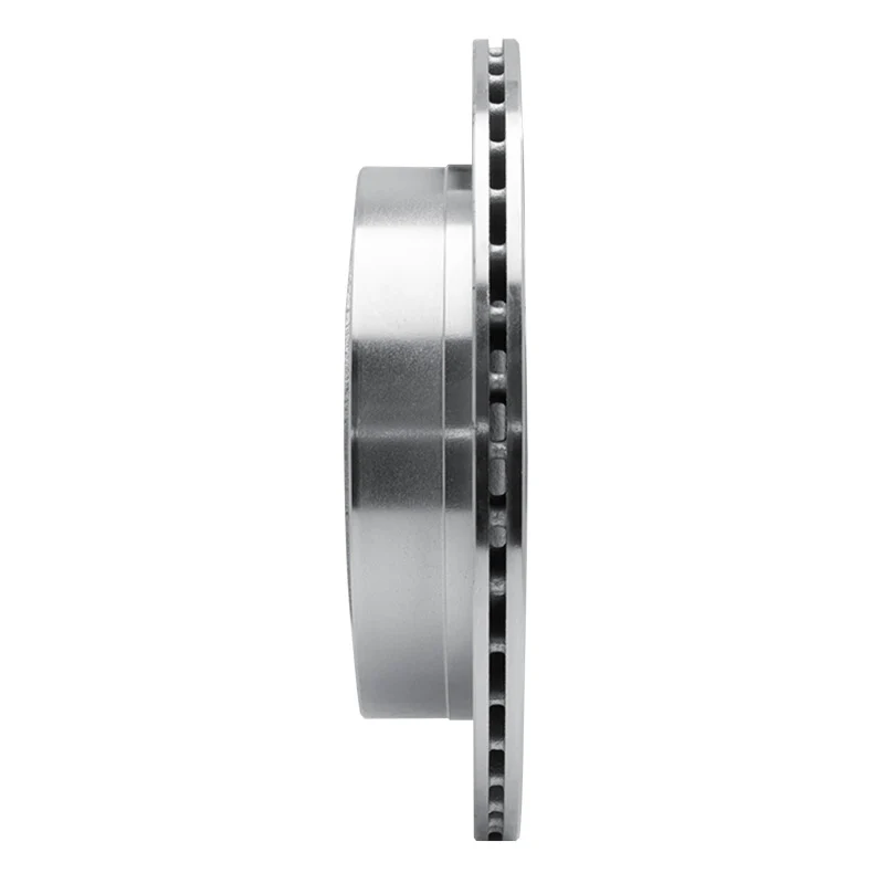 R1 06-14 Subaru B9 TRIBECA Rear Right Drilled & Slotted Silver Brake Rotor - Image 3