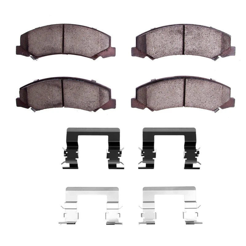 R1 06-16 Chevrolet Impala Limited Front Euro Ceramic Brake Pads and Hardware Kit