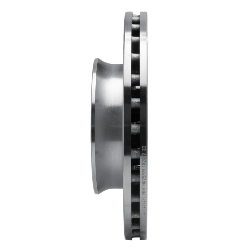 R1 06-25 American Coach Patriot Front Left Drilled & Slotted Silver Brake Rotor - Image 4