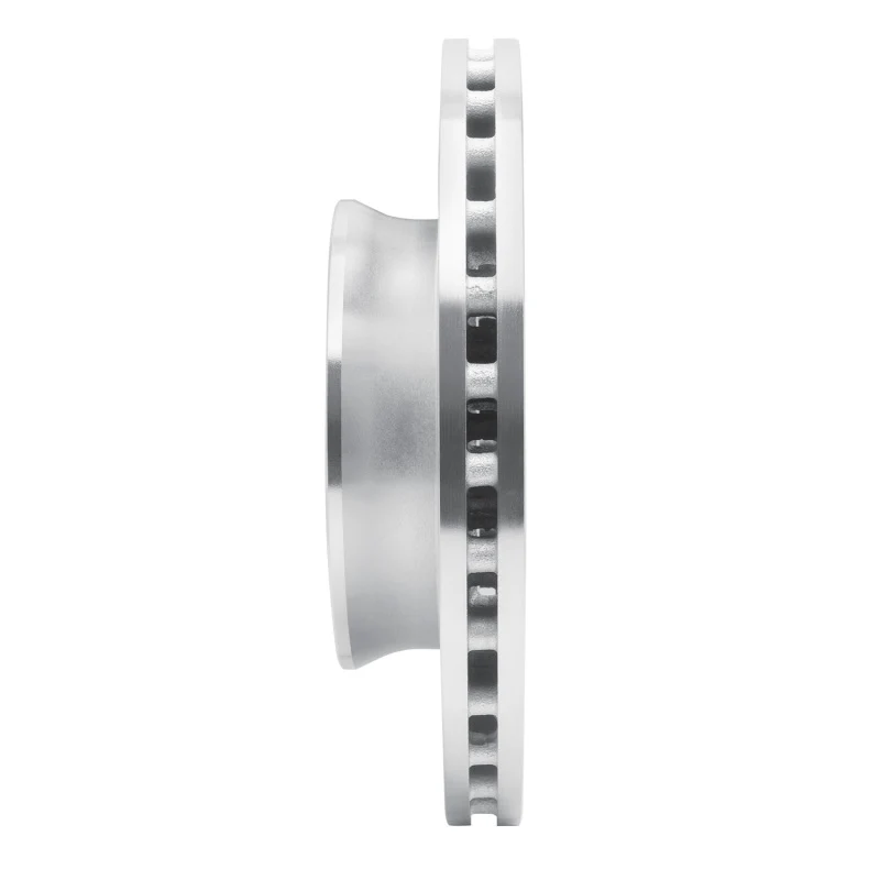 R1 06-25 American Coach Patriot Front Right Drilled & Slotted Silver Brake Rotor - Image 4