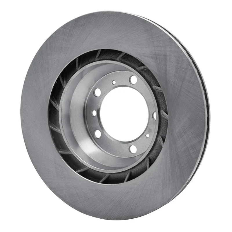 R1 07-16 Porsche Panamera Right Rear Drilled & Slotted Silver Brake Rotor - Image 3