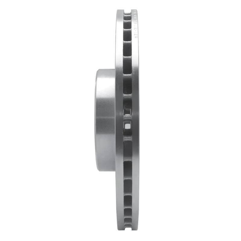 R1 07-18 BMW X5 Front Left Drilled & Slotted Silver Brake Rotor - Image 4