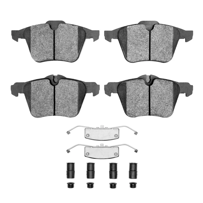 R1 07-18 Jaguar XF Front Euro Ceramic Pads & Hardware Kit
