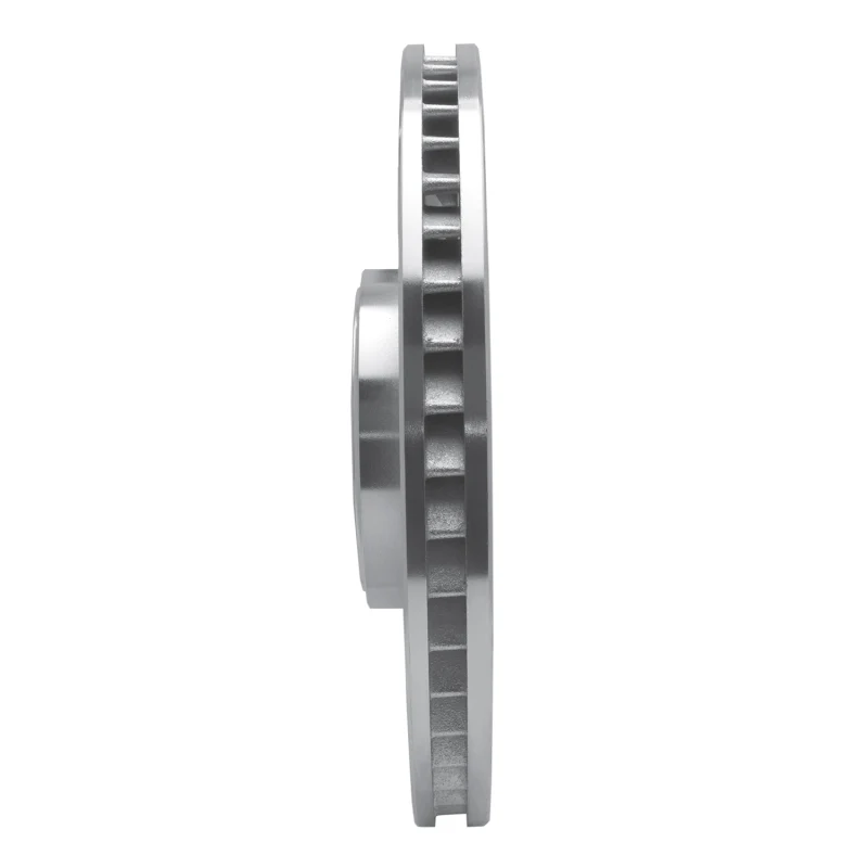 R1 08-09 Jaguar XKR Left Front Drilled & Slotted Silver Brake Rotor - Image 5